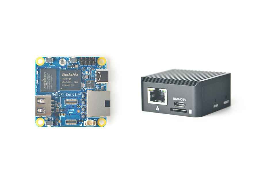 NanoPi Zero2 - Tiny GbE Computer Router - Hidden WiFi Antenna