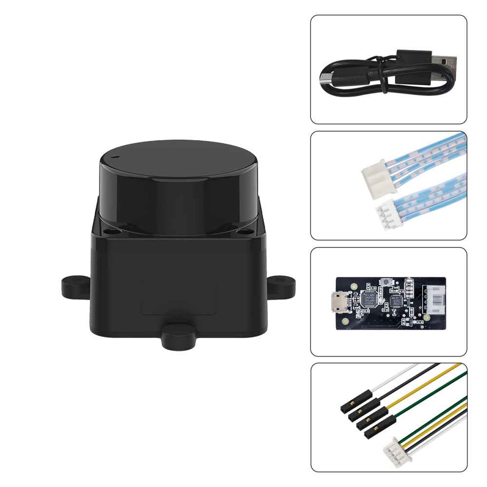 Youyeetoo FHL-LD19 Lidar 12 Mètres – Capteur 360° Résistant 30K Lux, SDK ROS/ROS2 Pour Drones Et Robots