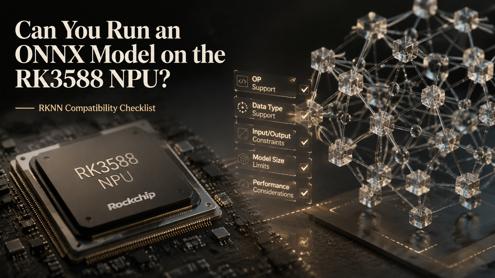 ONNX model compatibility investigation for RKNN deployment on the RK3588 NPU`