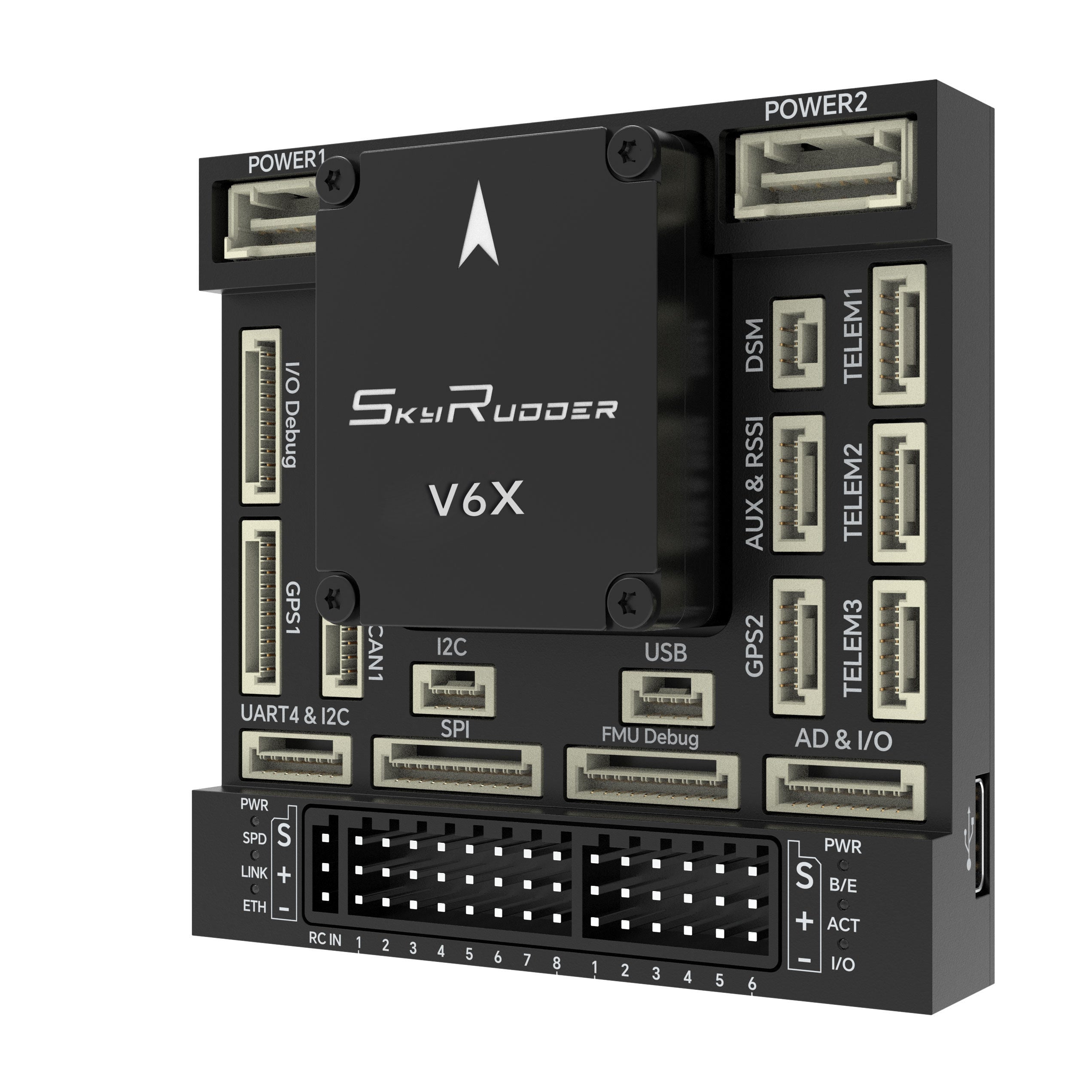Tianduo V6X Series Industrial Flight Controller, PX4 Open Source Autopilot, for Multirotor Drones and Unmanned Ground Vehicles - Youyeetoo