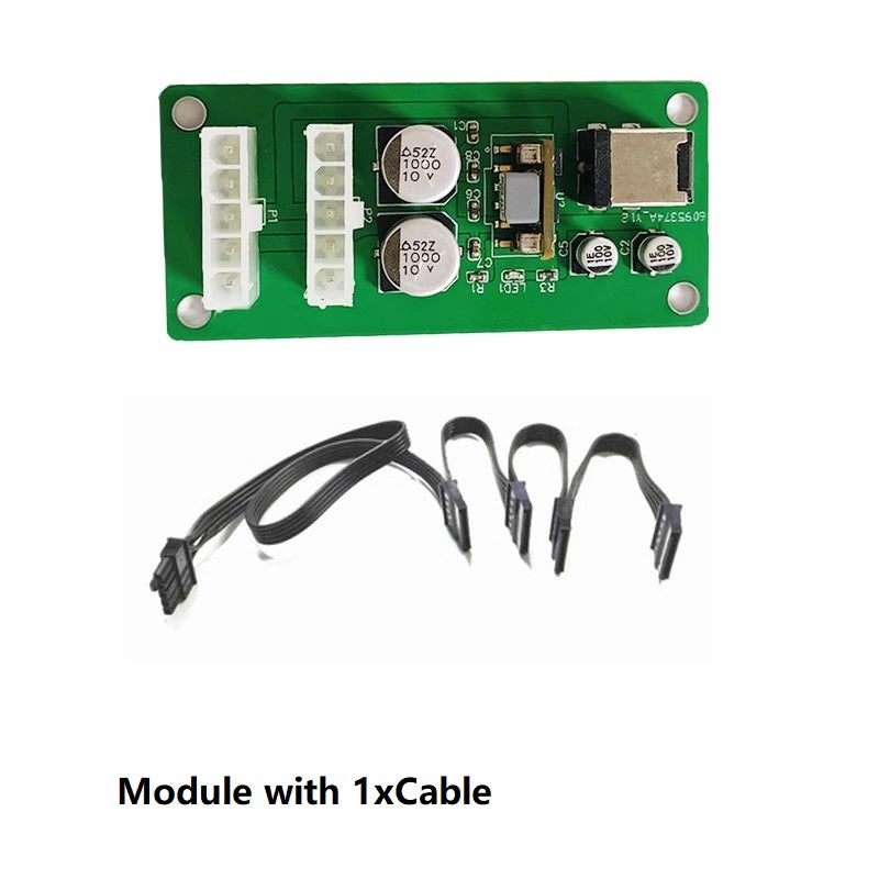SATA Power Module - 12V DC5525 Input , Support up to 8xSATA Secondary image