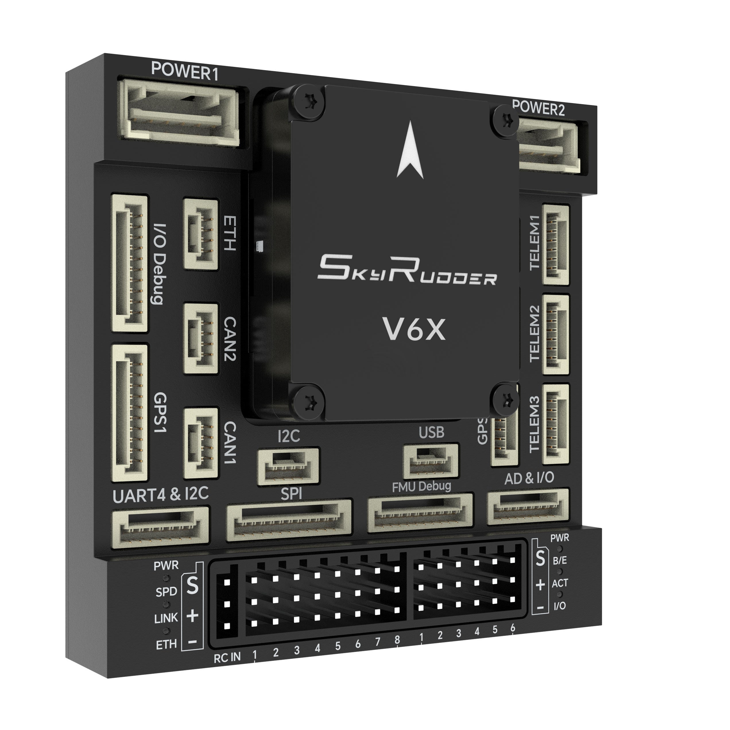 Tianduo V6X Series Industrial Flight Controller, PX4 Open Source Autopilot, for Multirotor Drones and Unmanned Ground Vehicles - Youyeetoo