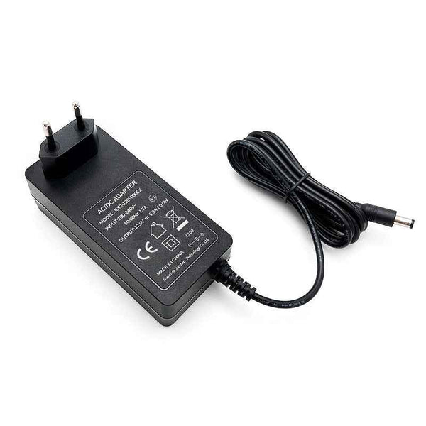 12V5A DC Power Supply 5521 5.5x2.1mm - CE FCC, Support EU UK US Standard