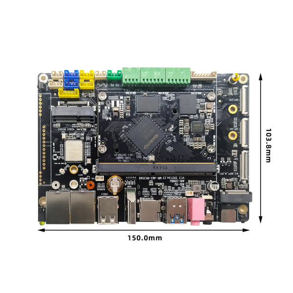 youyeetoo Core-3568J AI Core Board 4GB+32GB RockChip RK3568 quad-core 64-bit  Integrated co-processors supports GPU, VPU, NPU