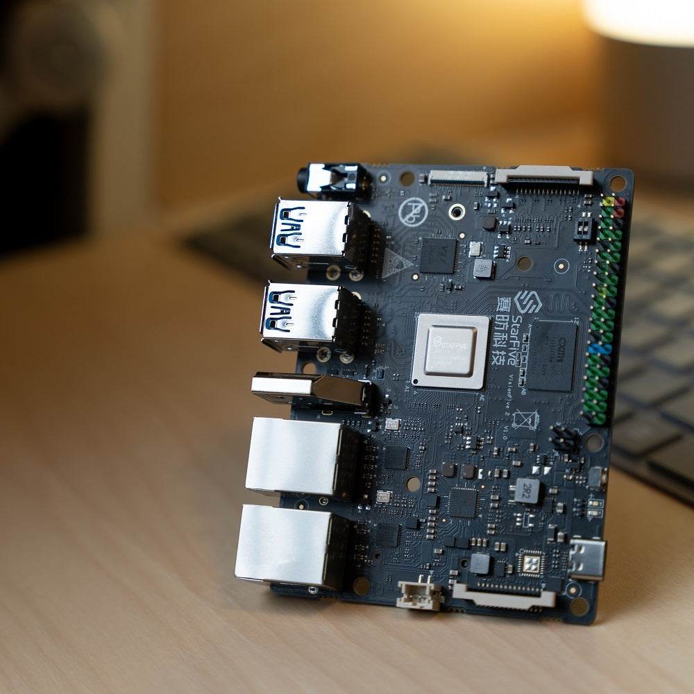 VisionFive 2 - V1.3B - Open source quad-core RISC-V dev board, StarFive JH7110 CPU , Integrated 3D GPU - Local Warehouse