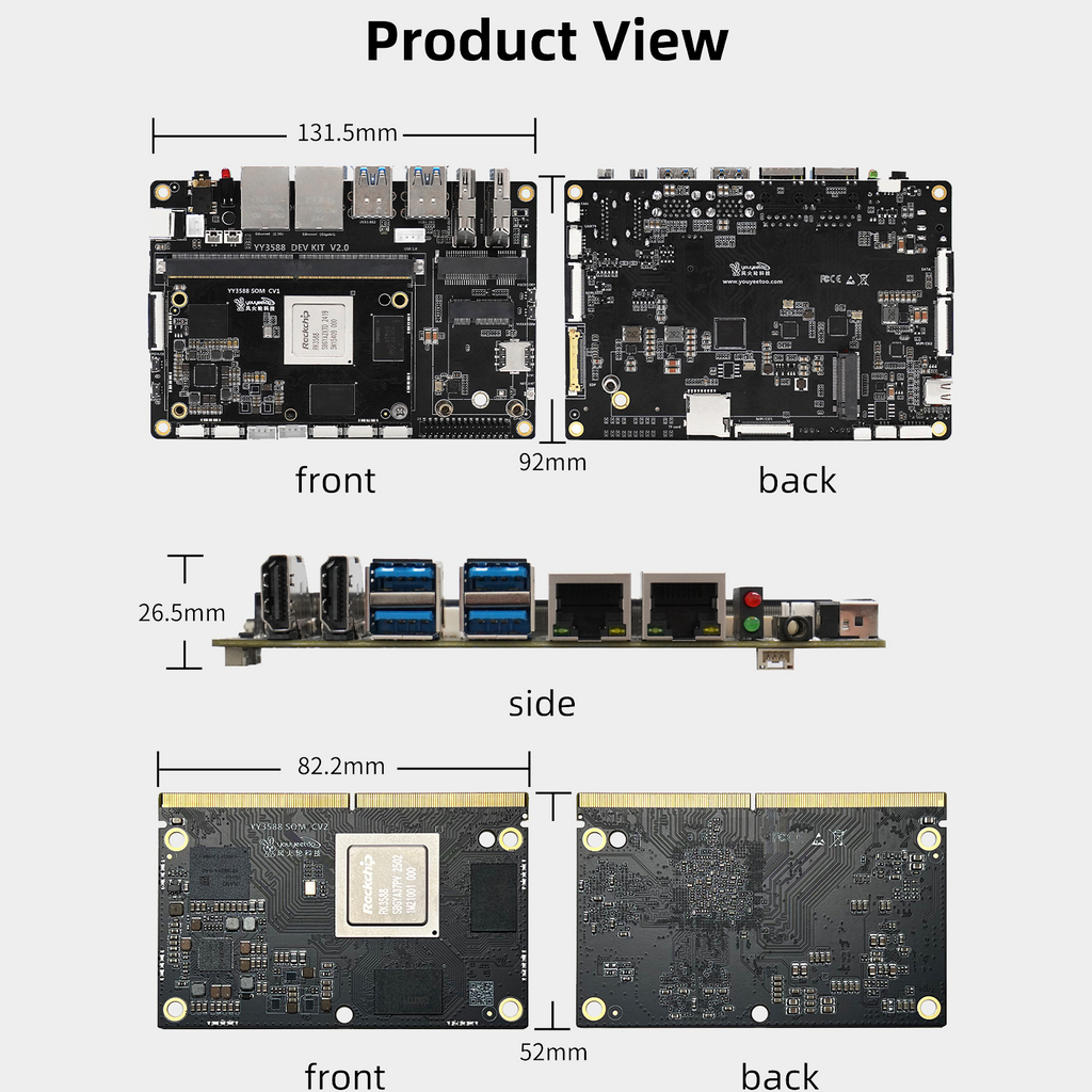 youyeetoo YY3588 Single Board Computer: Unleashing RK3588's Potential for Industrial & Intelligent Projects