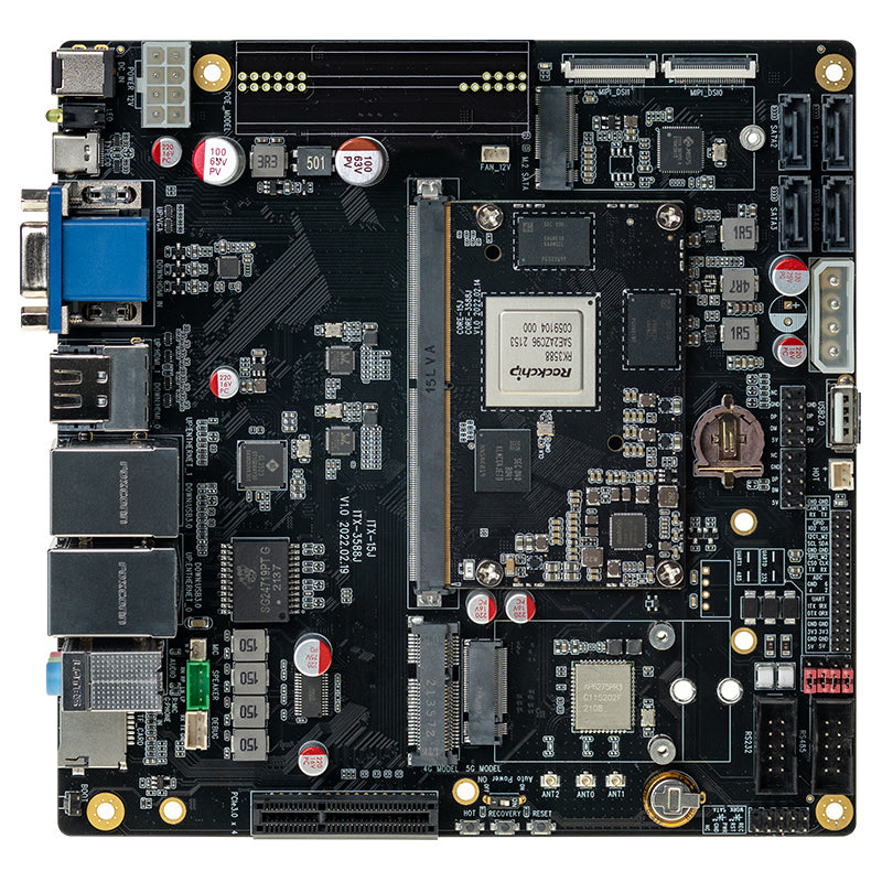 youyeetoo Core-3588J 8K AI Core Board RockChip RK3588 8-core 64-bit 8nm Cortex-A76 NPU 6Tops SBC Supports Android 12.0 Linux