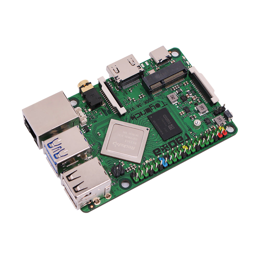 ROCK PI 3A Rockchip RK3568 ARM Cortex Six Core SBC/Single Board Computer Compatible with Official Raspberry Pi Display Main image