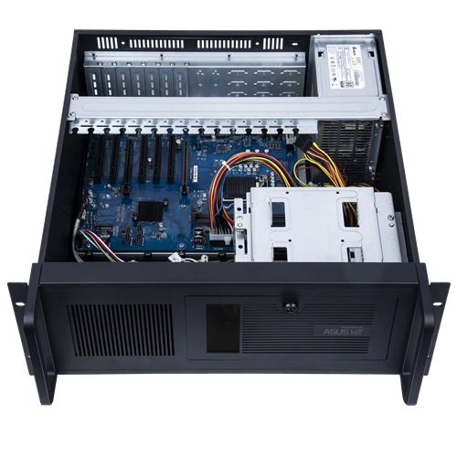 ASUS EBE-4U Standard 19” rackmount 4U chassis with durable 1.2mm SGCC sheet metal