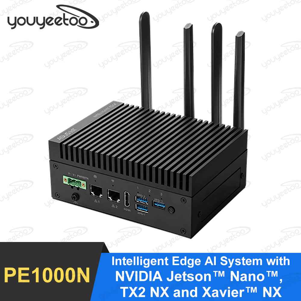 ASUS PE1000N AI Edge Computer, Optional NVIDIA Jetson Nano, TX2 NX and Xavier NX AI Module Secondary image