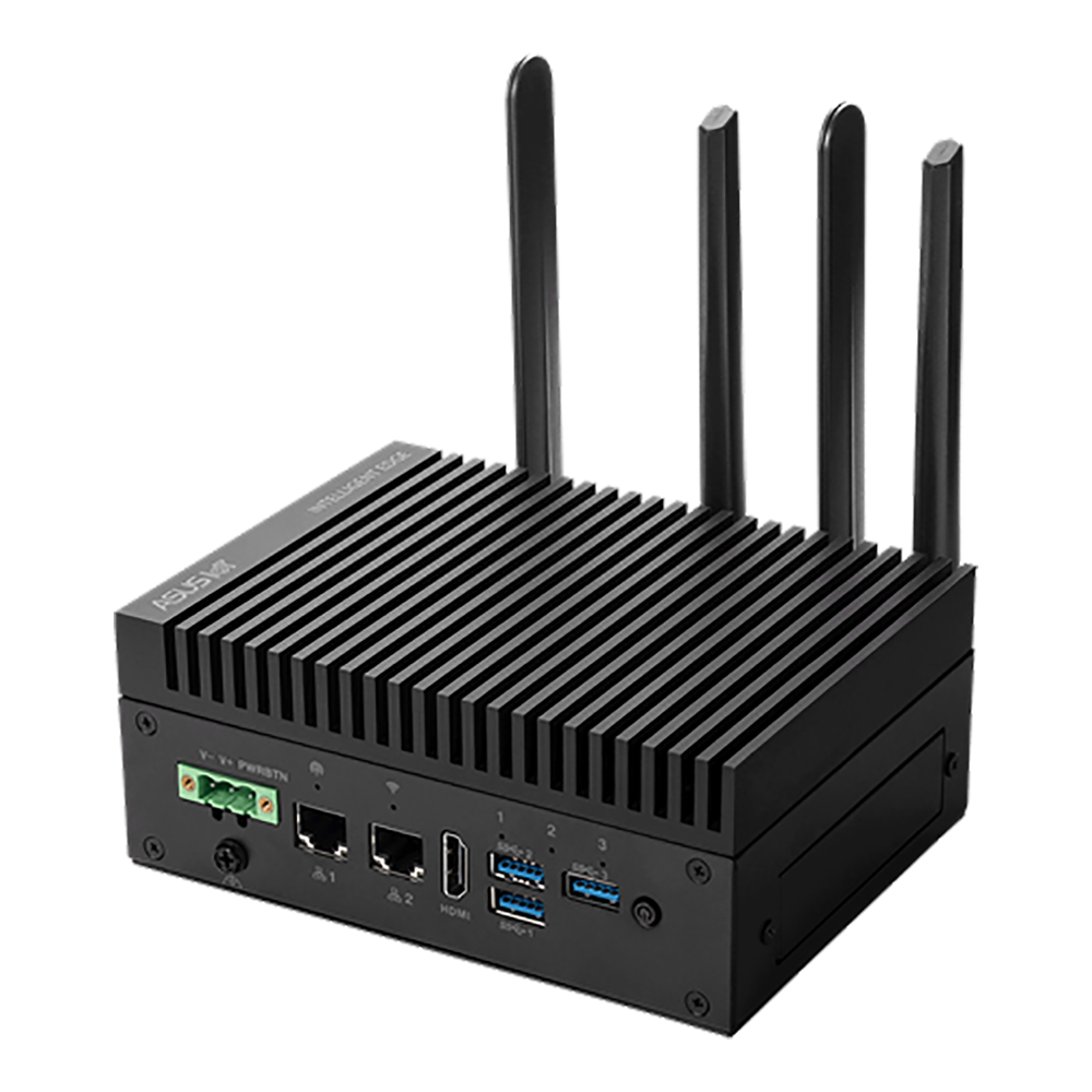 ASUS PE1000N AI Edge Computer, Optional NVIDIA Jetson Nano, TX2 NX and Xavier NX AI Module