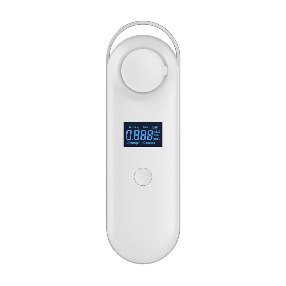 Digital Alcohol Tester Breath Analyzer | Portable BAC Detector with LCD Display