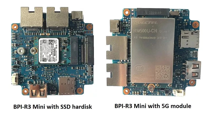 BPI-R3 Mini Router board with MediaTek MT7986(Filogic 830),support Wi-Fi 6, 2 2.5GbE network Secondary image