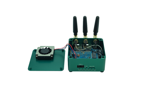 BPI-R3 Mini with case - Router board with MediaTek MT7986(Filogic 830),support Wi-Fi 6, 2 2.5GbE network
