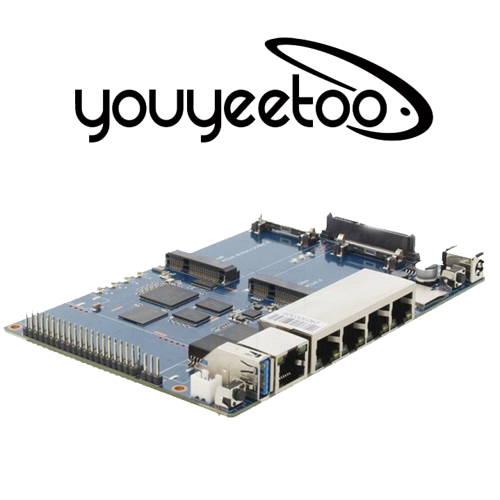 Banana Pi BPI-R64 -  MT7615 Module R64 Metal Case MediaTek MT7622 8G eMMC flash 1G DDR3 Support Wifi Bluetooth POE 4G Module Secondary image