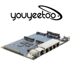 Banana Pi BPI-R64 -  MT7615 Module R64 Metal Case MediaTek MT7622 8G eMMC flash 1G DDR3 Support Wifi Bluetooth POE 4G Module
