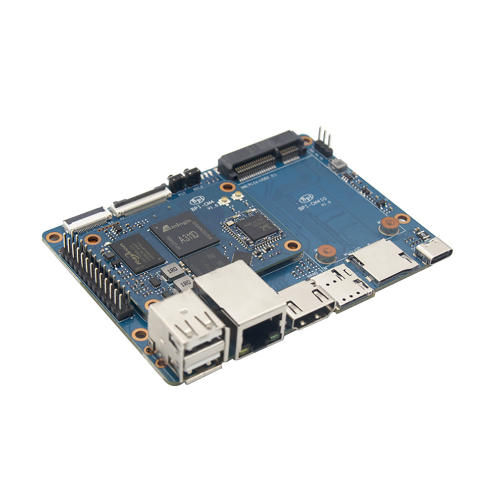 BPI-CM4, Raspberry Pi CM4 Alternative, Amlogic A311D Quad Core ARM Cortex-A73, 4G LPDDR4 RAM +16GB eMMC
