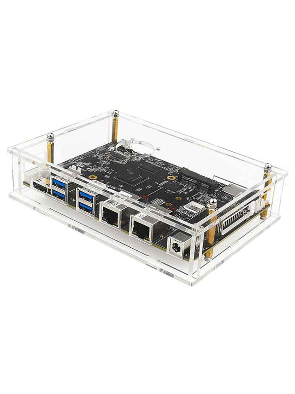 Acrylic case with Fan for BPI F3 -  Banana Pi F3 RISC V Single Board Computer