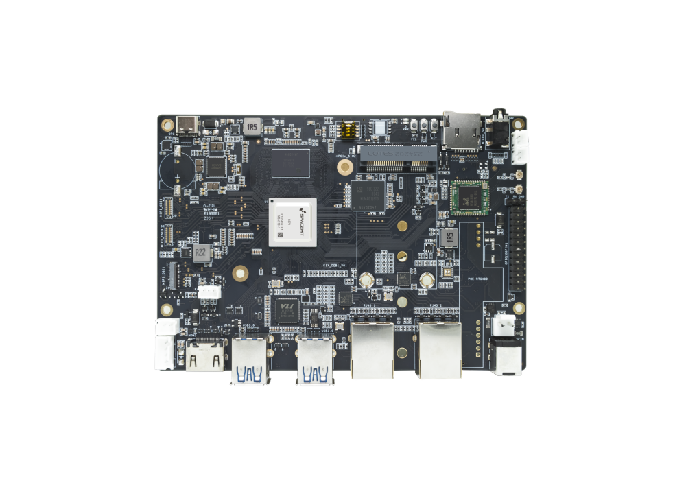 Banana Pi BPI-F3 - Industrial grade RISC-V SBC, 2.0 TOPs,  8GB RAM 16GB eMMC,  2xGbE Ethernet prot - Armbian Bianbu Main image