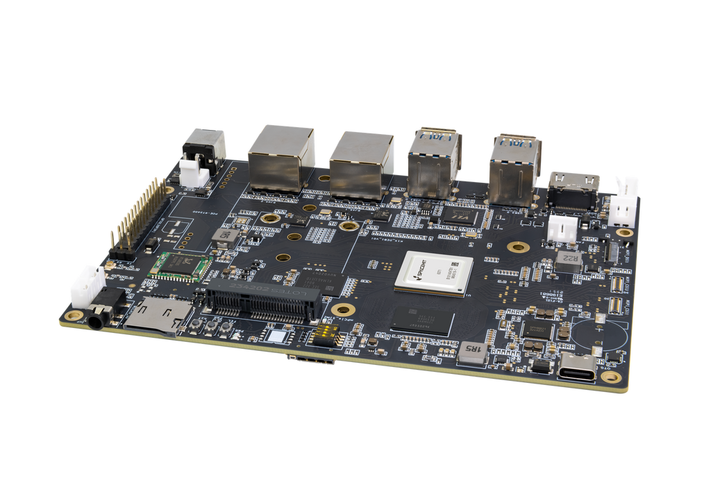 Banana Pi BPI-F3 - Industrial grade RISC-V SBC, 2.0 TOPs,  8GB RAM 16GB eMMC,  2xGbE Ethernet prot - Armbian Bianbu