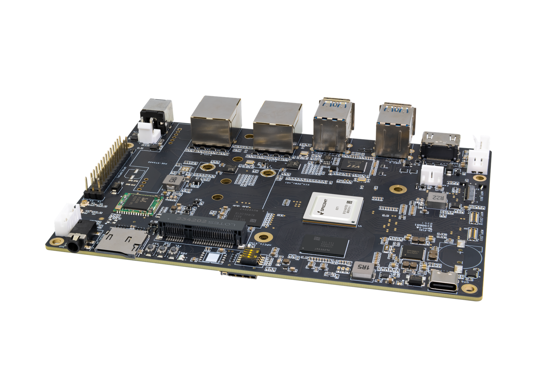 Banana Pi BPI-F3 - Industrial grade RISC-V SBC, 2.0 TOPs,  8GB RAM 16GB eMMC,  2xGbE Ethernet prot - Armbian Bianbu