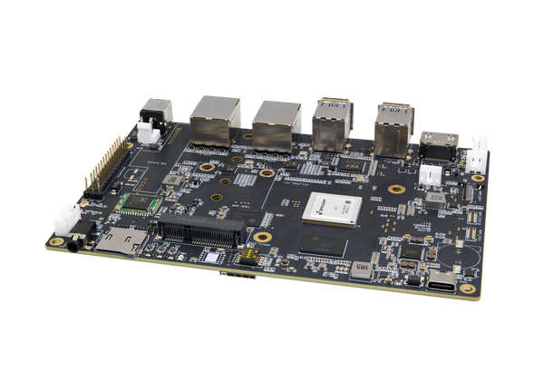 Banana Pi BPI-F3 - Industrial grade RISC-V SBC, 2.0 TOPs,  8GB RAM 16GB eMMC,  2xGbE Ethernet prot - Armbian Bianbu