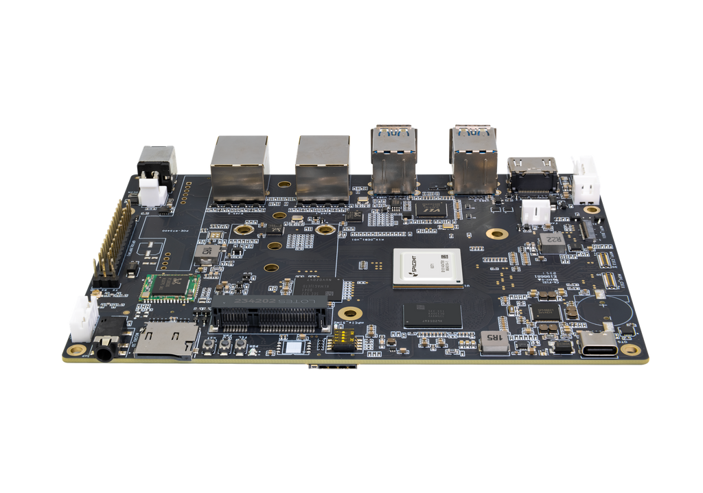 Banana Pi BPI-F3 - Industrial grade RISC-V SBC, 2.0 TOPs,  8GB RAM 16GB eMMC,  2xGbE Ethernet prot - Armbian Bianbu