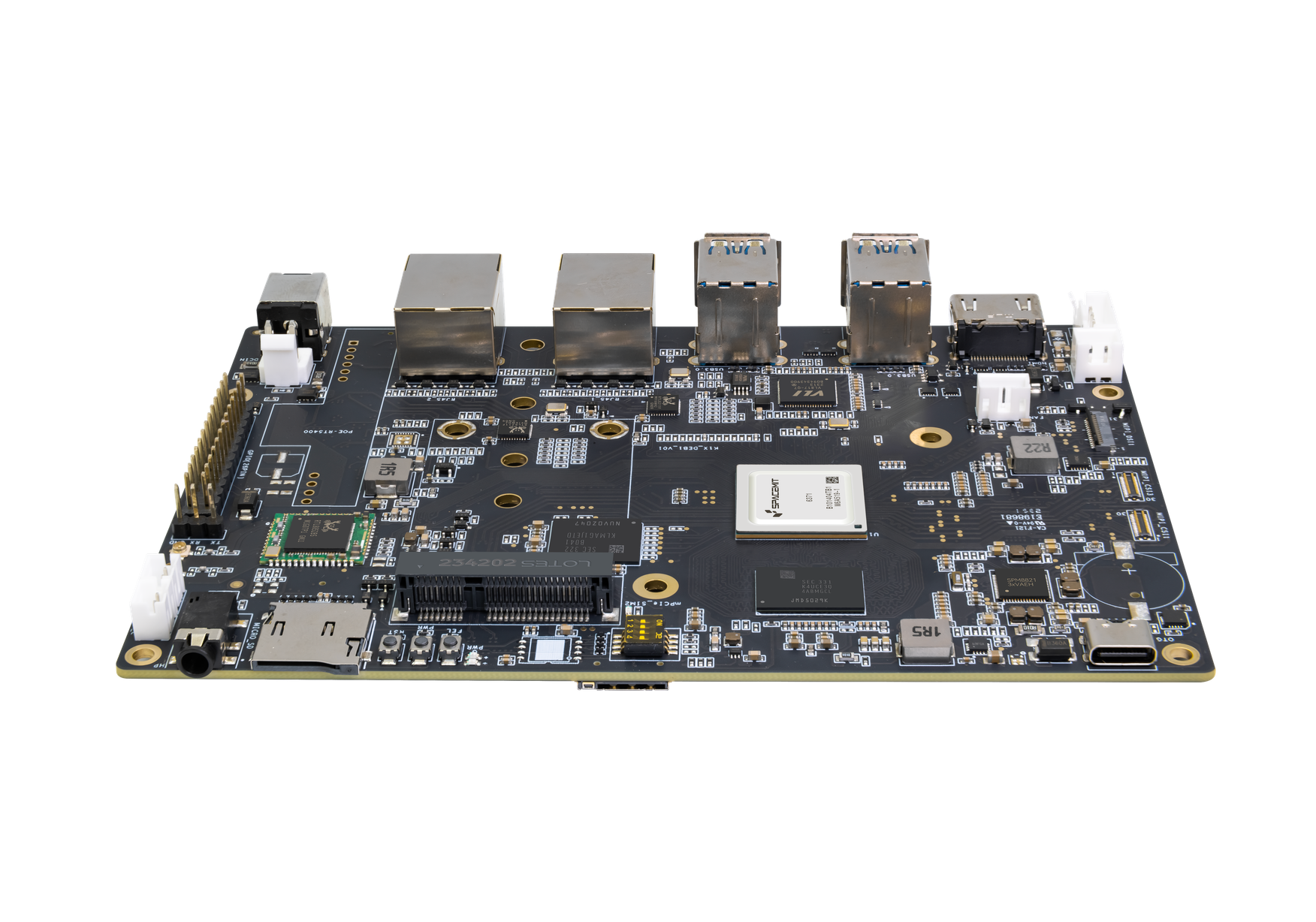 Banana Pi BPI-F3 - Industrial grade RISC-V SBC, 2.0 TOPs,  8GB RAM 16GB eMMC,  2xGbE Ethernet prot - Armbian Bianbu