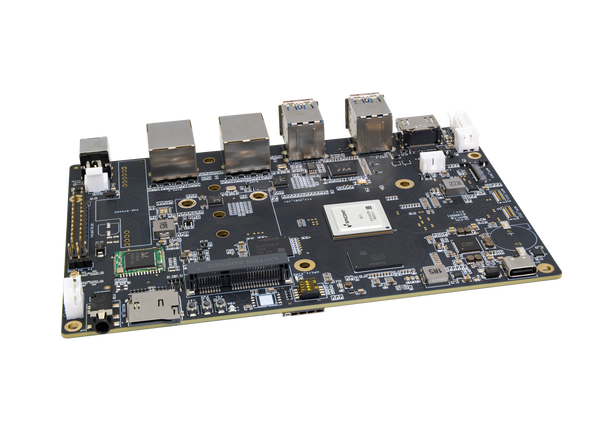 Banana Pi BPI-F3 - Industrial grade RISC-V SBC, 2.0 TOPs,  8GB RAM 16GB eMMC,  2xGbE Ethernet prot - Armbian Bianbu