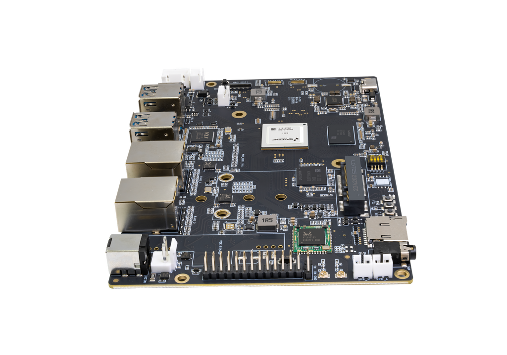 Banana Pi BPI-F3 - Industrial grade RISC-V SBC, 2.0 TOPs,  8GB RAM 16GB eMMC,  2xGbE Ethernet prot - Armbian Bianbu