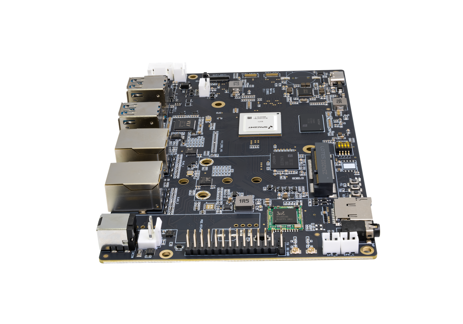 Banana Pi BPI-F3 - Industrial grade RISC-V SBC, 2.0 TOPs,  8GB RAM 16GB eMMC,  2xGbE Ethernet prot - Armbian Bianbu