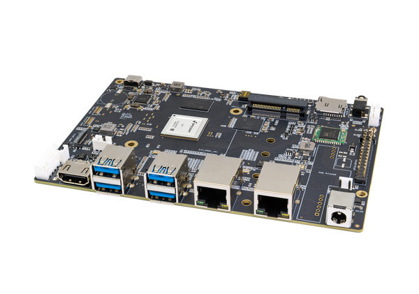 Banana Pi BPI-F3 - Industrial grade RISC-V SBC, 2.0 TOPs,  8GB RAM 16GB eMMC,  2xGbE Ethernet prot - Armbian Bianbu
