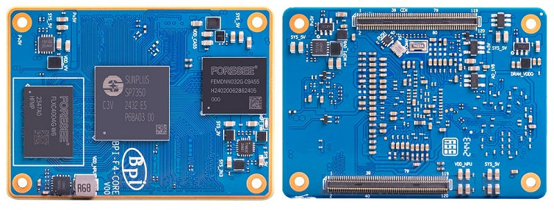 Banana Pi BPI-F4: Powered by Sunplus SP7350, 4.6TOPS NPU  AI Solution for Robotics and Smart Devices