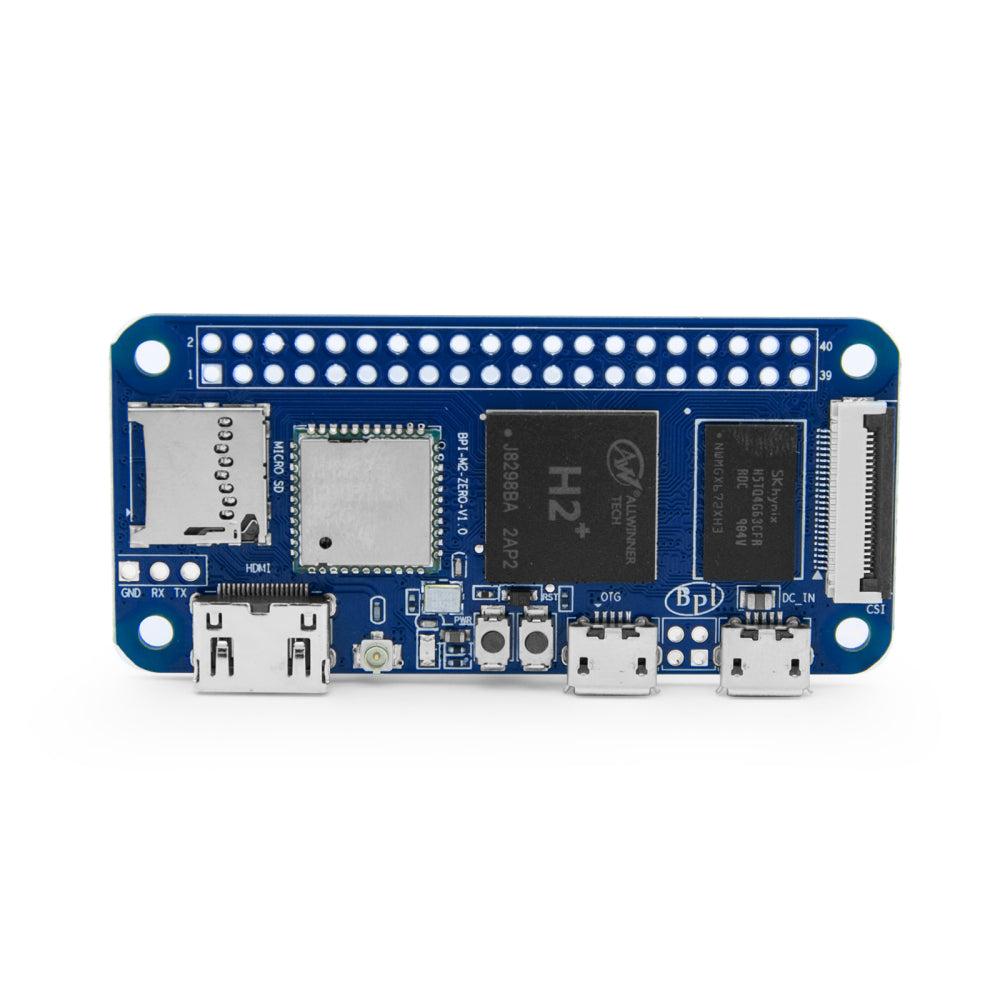 Banana BPI-M2 Zero, Raspberry Pi Zero W Alternative, 512MB SDRAM Mini HDMI onboard WiFi (AP6212) & Bluetooth - [NEW]