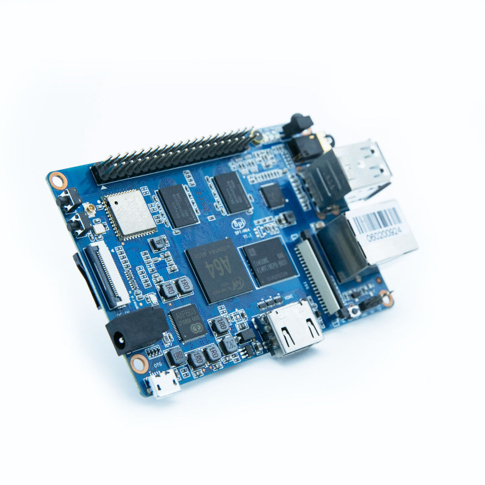 BPI-M64 Single Board Computer  Allwinner A64 chip design,2 GB DDR3 RAM and 8G eMMC