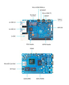 BPI-M6 SBC Single board computer with Senary(Synaptics) VS680 design ,onboard 4G LPDDR4 and 16G eMMC - [NEW]