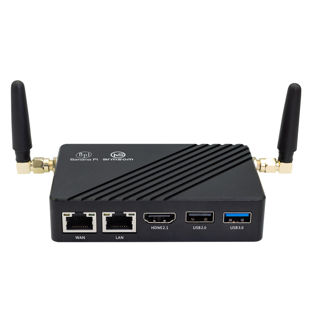 Banana Pi BPI-M7 - 92mm x 62mm Single Board Computer - 8K Vedio, Dual 2.5GbE OS Support: Android, Debian, Buildroot, Armbian, Ubuntu, Kylin OS - Rockchip RK3588 Main image