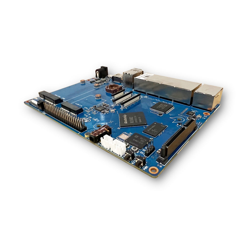 Banana PI BPI R2 Pro - Open Source Router Demo Board, Rockchip RK3568 , Support OpenWRT and Linux