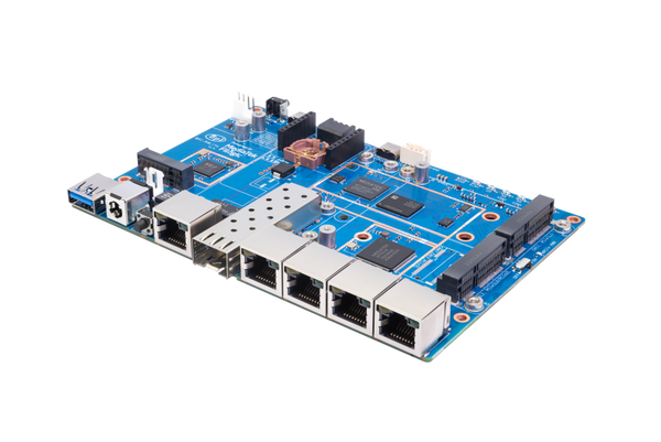 Banana Pi BPI-R4 Lite - 2.5G SFP & RJ45 WAN, 4x 1G LAN, Superior Network Connectivity Industrial Single-board Computer - OpenWrt Router