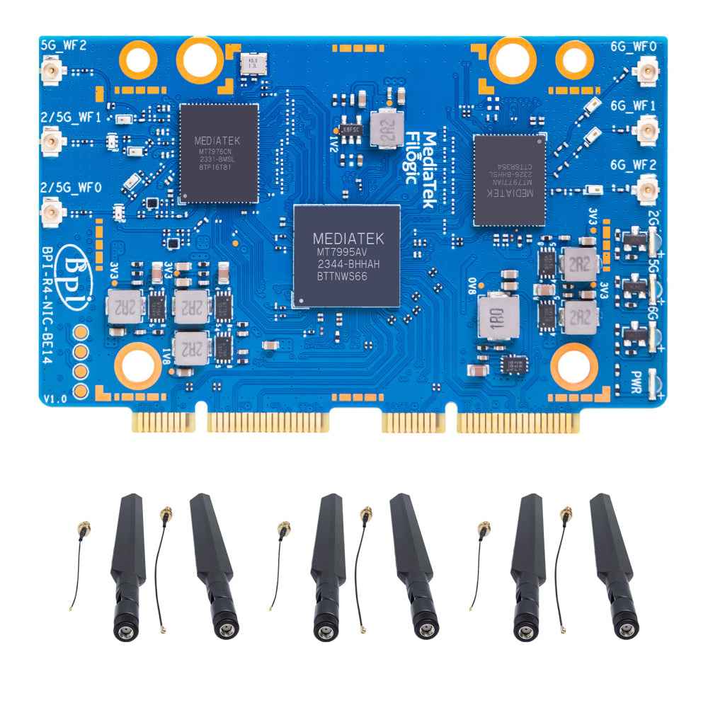 Banana Pi BPI-R4-NIC-BE14 wifi7 module Accessories for BPI-R4