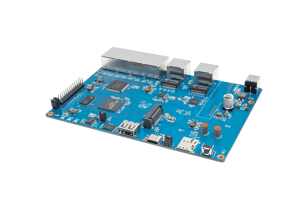 Banana Pi BPI-RV2 - RISC-V Openwrt Router - 1x 2.5GbE, 5x GbE RJ45 Port, RISC-V Router development Board
