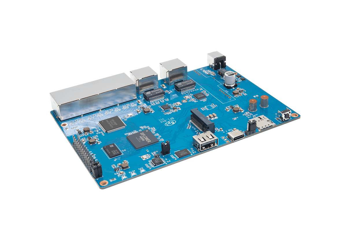 Banana Pi BPI-RV2 - RISC-V Openwrt Router - 1x 2.5GbE, 5x GbE RJ45