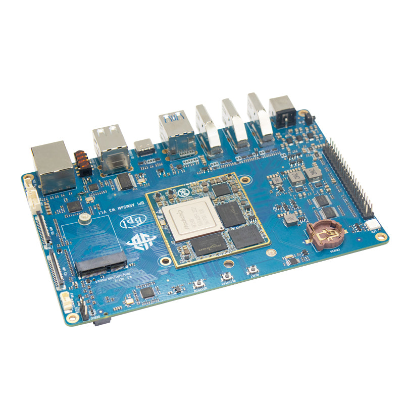 Banana Pi BPI-W3 SBC - Rockchip RK3588 SoM, M.2 NVMe socket, 2.5GbE, up to 8K@60 HDMI output and input
