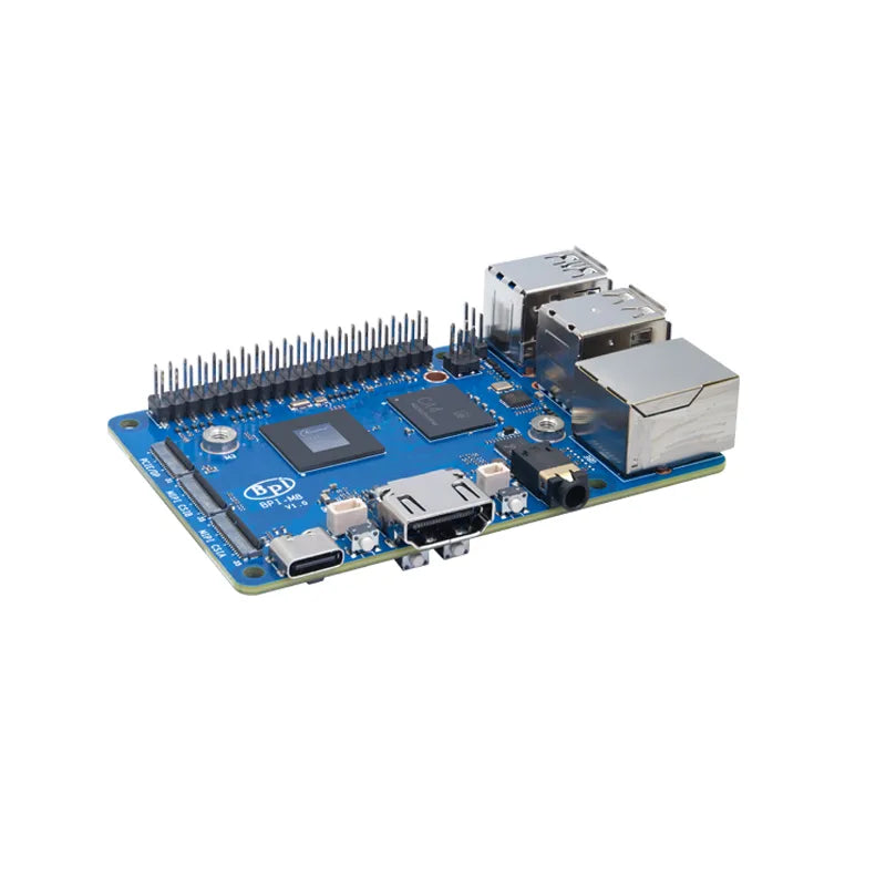 Banana Pi BPI-M8 Allwinner A733 Octa-Core SBC (3 TOPS NPU, 4GB LPDDR5, Wi-Fi 6, Dual MIPI-CSI, RPi 5 Form Factor)