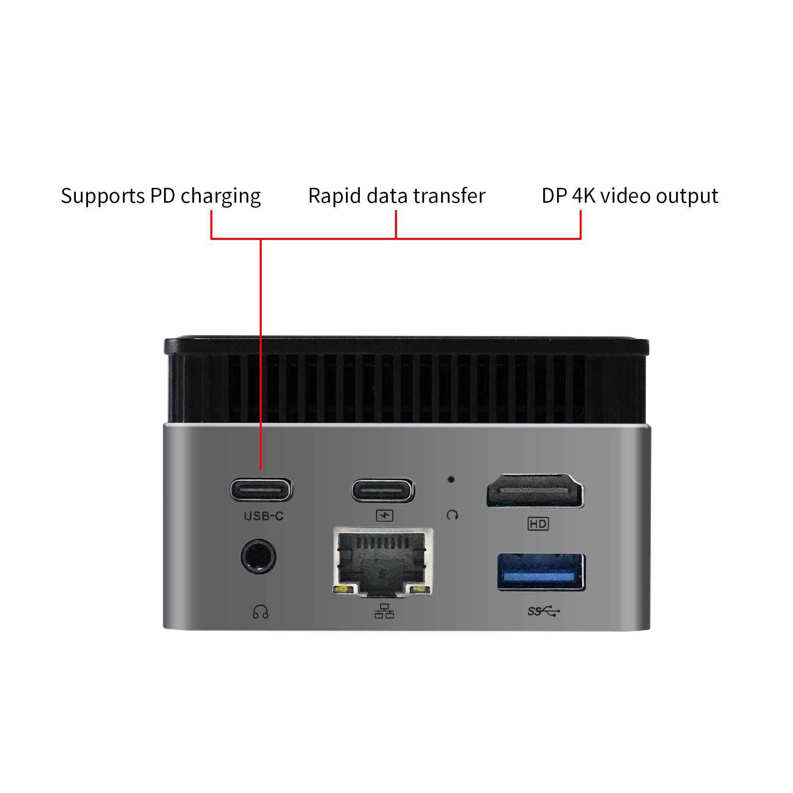 Intel N150 MINI PC youyeetoo BY53, 12GB LPDDR5, Fanless Windows 11