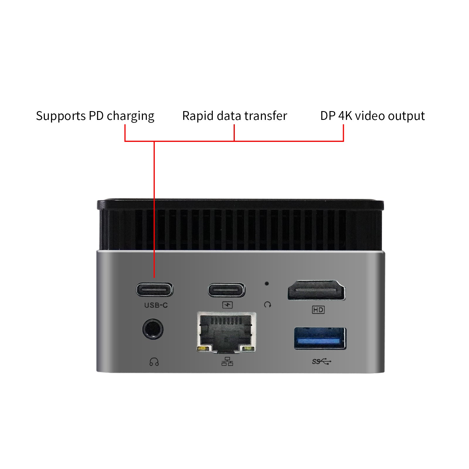 Intel N150 MINI PC youyeetoo BY53, 12GB LPDDR5, Fanless Windows 11 Pro Micro Computer, 128GB–2TB NVMe Options, 4K Dual HDMI, Gigabit Ethernet, VESA Mount Small Desktop for Home/Office
