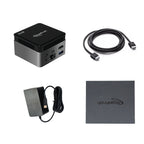Intel N150 MINI PC youyeetoo BY53, 12GB LPDDR5, Fanless Windows 11 Pro Micro Computer, 128GB–2TB NVMe Options, 4K Dual HDMI, Gigabit Ethernet, VESA Mount Small Desktop for Home/Office