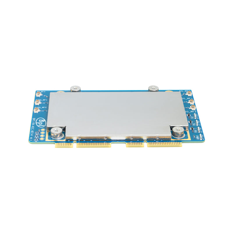 Banana Pi BPI-R4-NIC-BE14(V2.1) WiFi7 module with MediaTek MT7995AV supports Wi-Fi7 technology 2 PCIe 3.0 Interface 2-lane