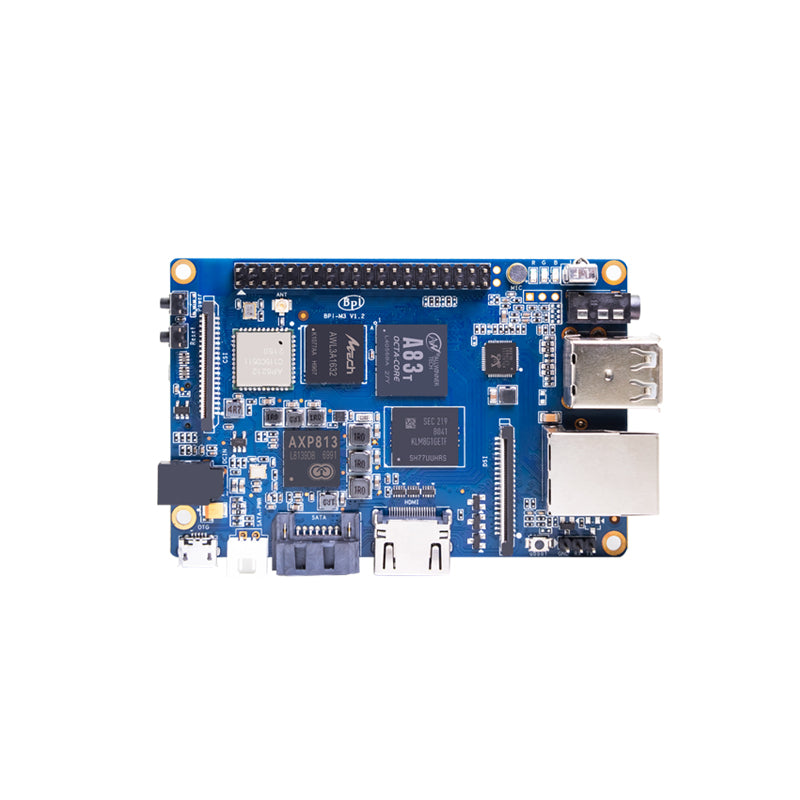 BPI-M3 with Allwinner A83T Octa-core chip design,8G eMMC