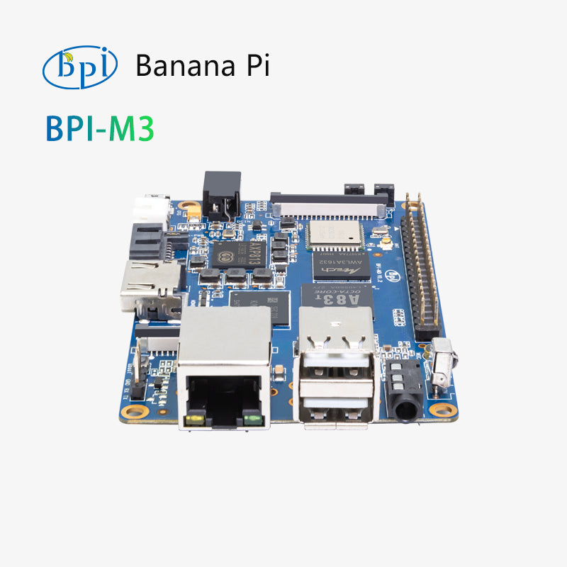 BPI-M3 with Allwinner A83T Octa-core chip design,8G eMMC
